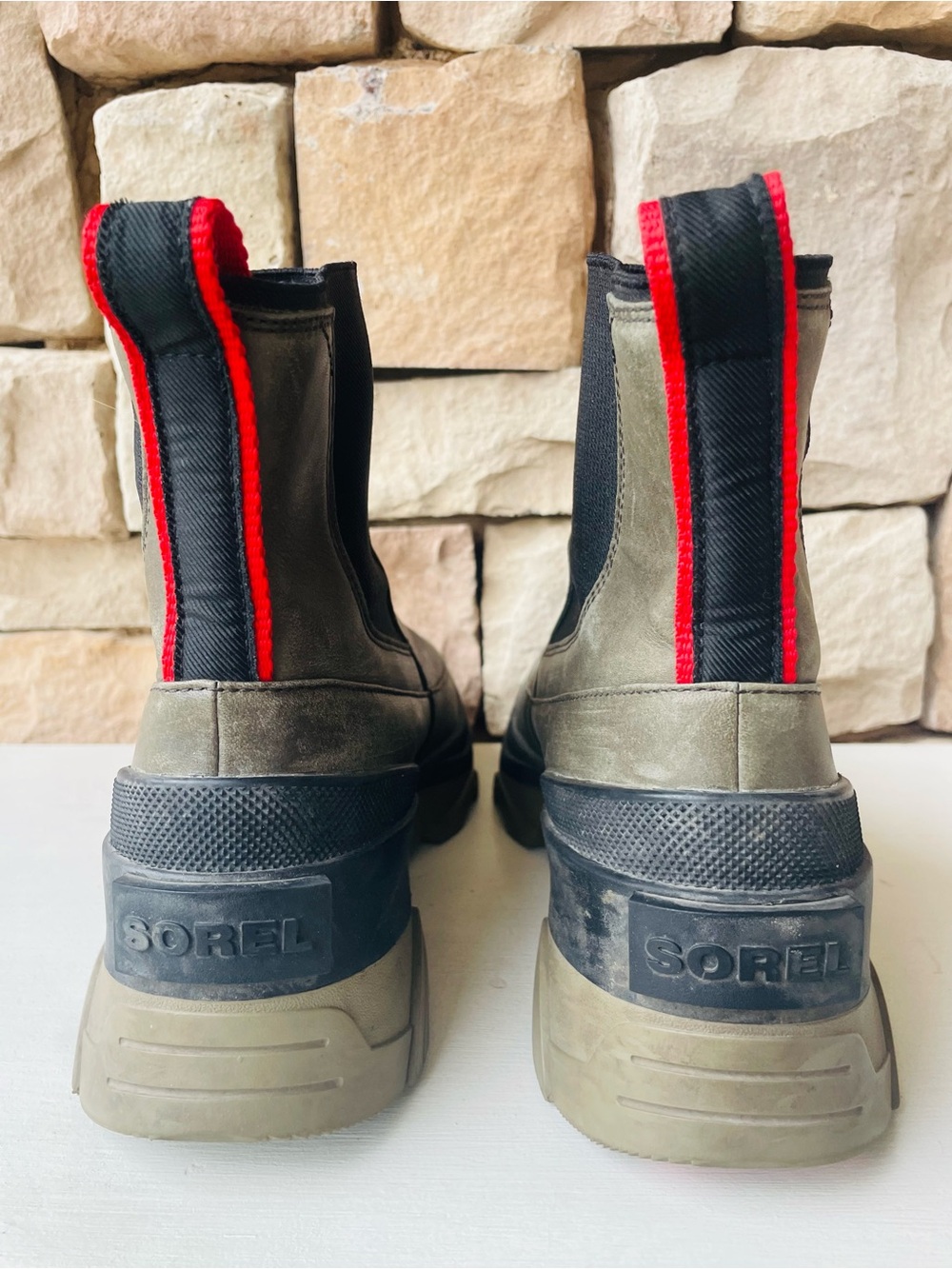 Sorel Brex Chelsea Boot Green - Picture 3 of 9